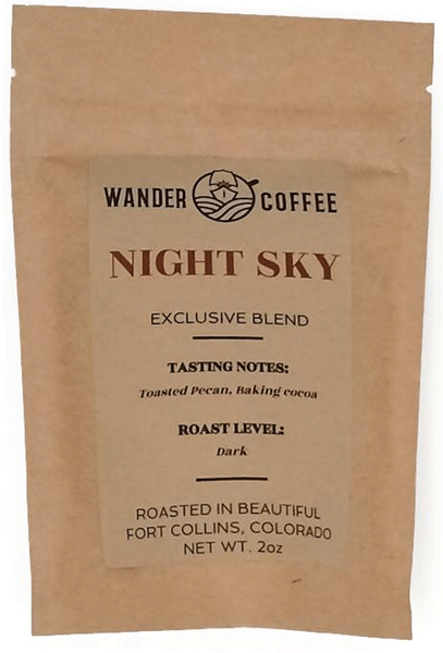 Wander Coffee Organic Night Sky Blend 2oz