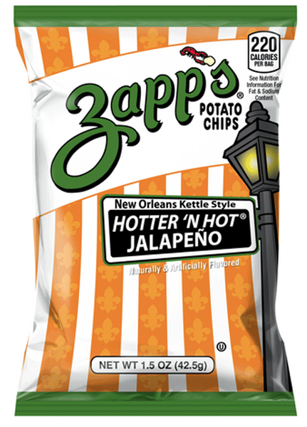 Zap Quips Zapp's Potato Chips With A New Orleans Zapp