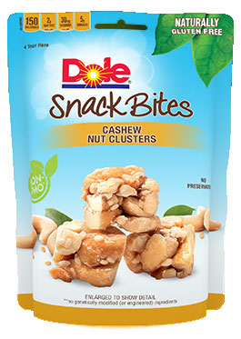 Dole Cashew Nut Clusters Snack Bites