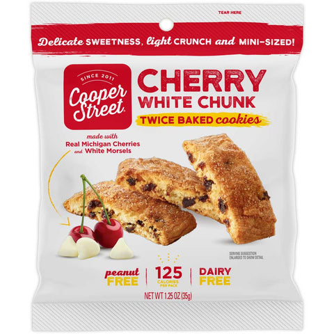 Cooper Street Twice-Baked Cookies Cherry White Chunk