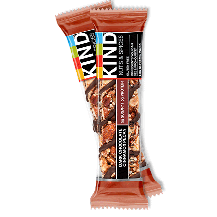 KIND Dark Chocolate and Cinnamon Pecan