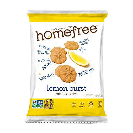 Homefree Lemon Burst Mini Cookies