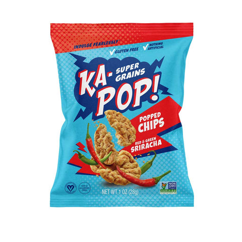 Ka-Pop Red & Green Sriracha Ancient Grain Popped Chips