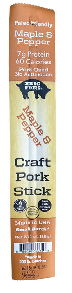 Big Fork Craft Pork Stick Maple & Pepper