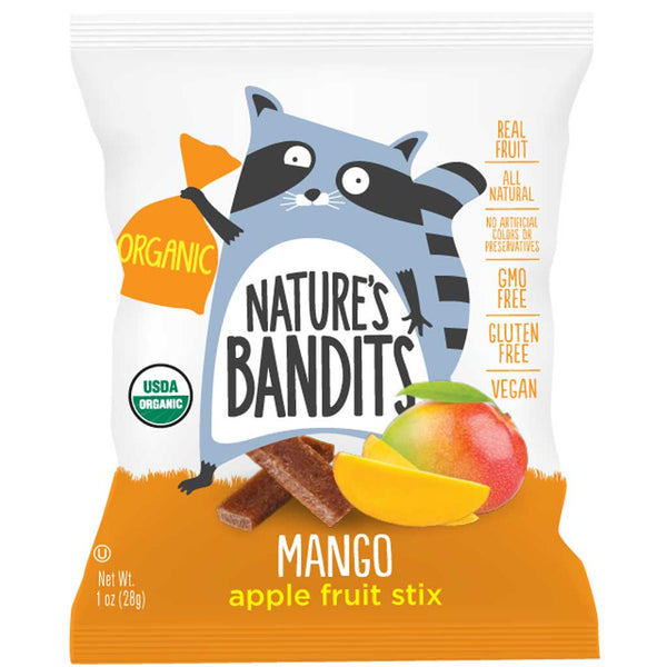 Nature's Bandits Mango Apple Fruit Stix