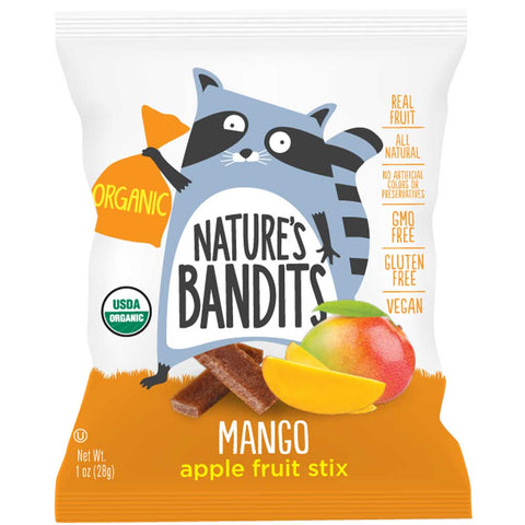 Nature's Bandits Mango Apple Fruit Stix